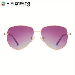 VIVIENFANG Oversized Polarized Aviator Sunglasses