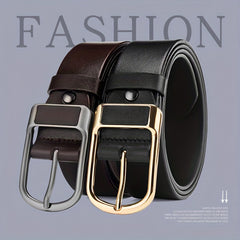 Men's Leather Business Belt Father's Christmas Birthday