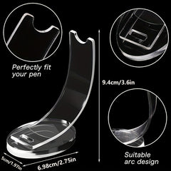 Acrylic Pen Holder Desktop Pen Rack Transparent