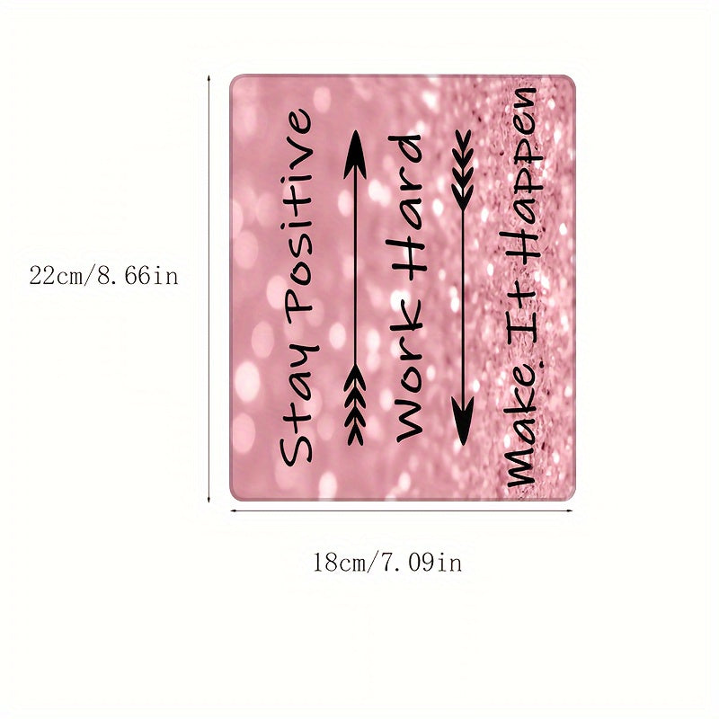 Square Mouse Pad for Home and Office - Hand-Painted Landscape Design