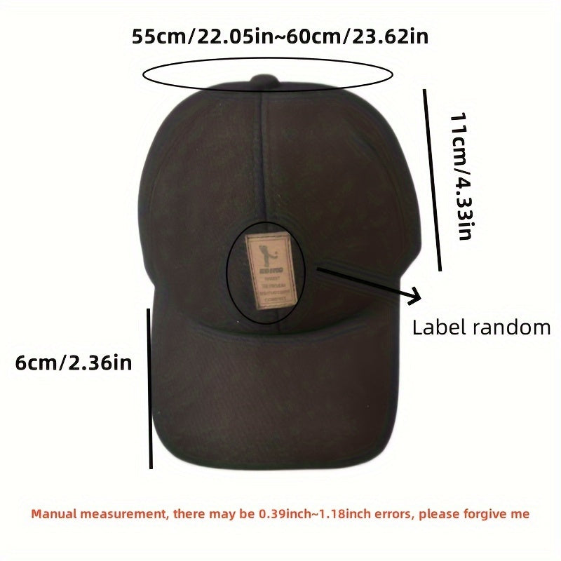 Warm Baseball Cap Earflaps Adjustable Baseball Cap