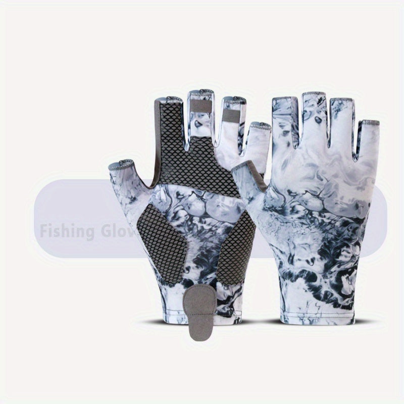 Ice Fishing Sunproof Fingerless Gloves for Sport