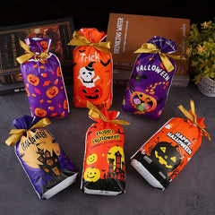 10pcs Halloween Treat Bags Candy Gift Bag Creative Tote Bag Children's Holiday