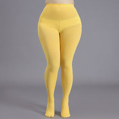  Solid High Rise Stretchy Stockings & Hosiery
