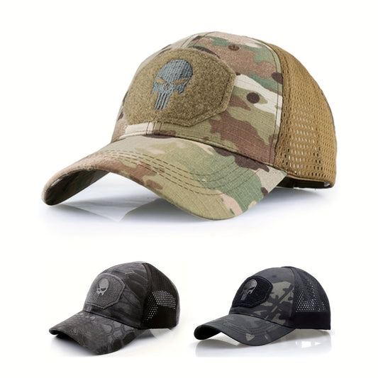 Tactical Duck Cap Military Fan Grid Baseball Cap Outdoor Sunshade Combat Cap
