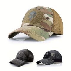Tactical Duck Cap Military Fan Grid Baseball Cap Outdoor Sunshade Combat Cap