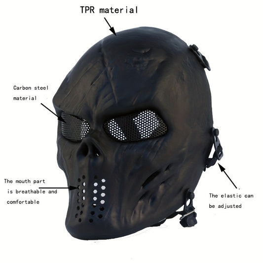 Skeleton M06 Full Face Airsoft Mask for Halloween Cosplay