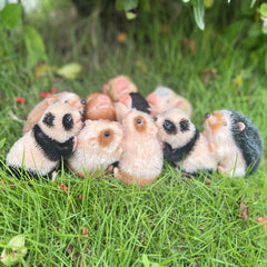 Soft Silicone Animal Dolls Hedgehog Panda Hamster Lifelike Reborn Dolls