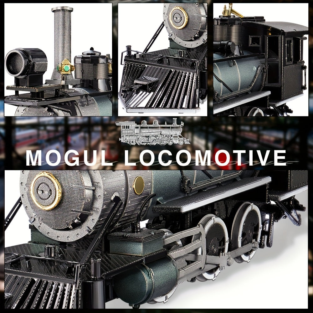 Piececool Steam Locomotive Metal Puzzle Model Kit - Adult Challenge