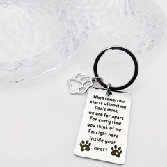 Pet Memorial Keyring - Cherish Your Beloved Pet's Memory