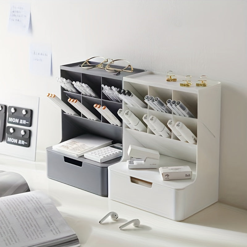 Plastic Makeup Storage Case Desk Organizer