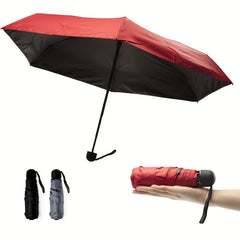 Portable Travel Mini Umbrella Sturdy Compact Sun Windproof Rainproof