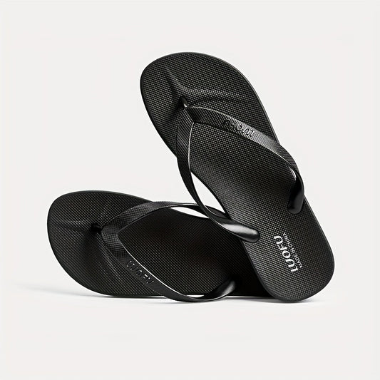 Men's Thong Sandals Non Slip Flip Flops for Indoor Outdoor Beach Shower
