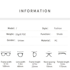 Rectangle Mirrored Sports Sunglasses Y2K Punk Vintage Sunshade