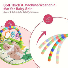 Interactive Kids Music & Light Play Mat with Kick Piano