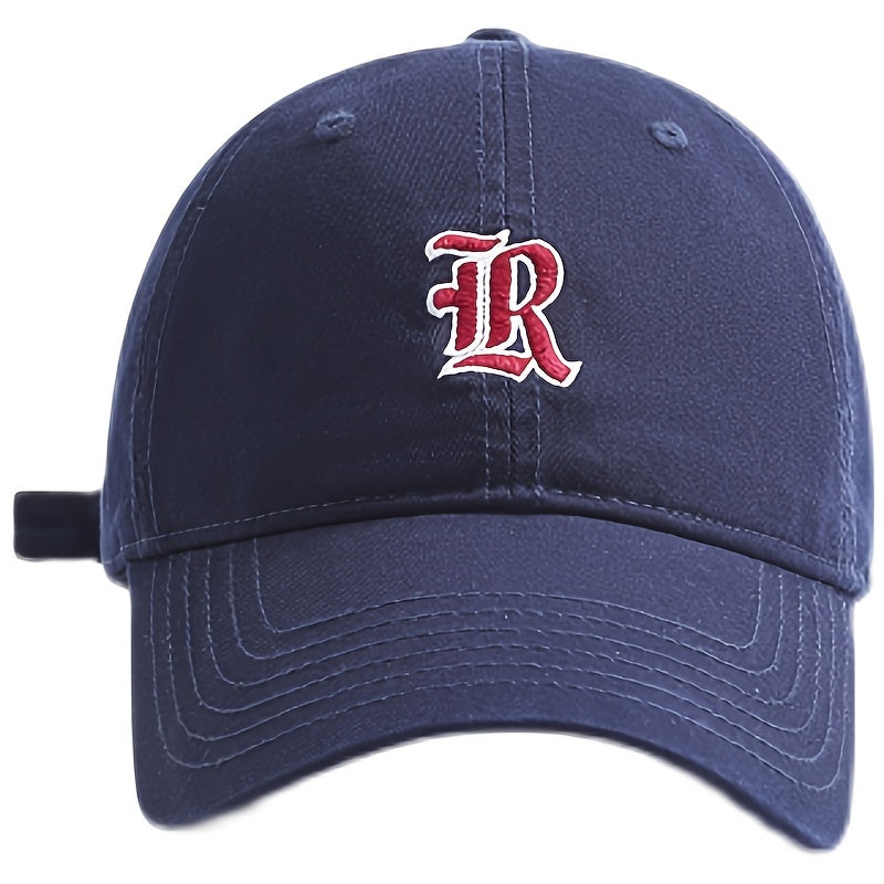 Embroidered Baseball Cap All Seasons Peaked Cap