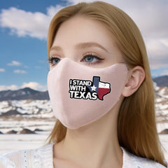 3D Plush Warm Mask with Texas Pattern
