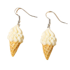 Ice Cream Resin Drop Dangle Earrings Food Accessories For Women