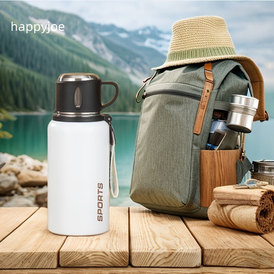 316 Stainless Steel Insulated Water Bottle Rope Portable Outdoor Kettle