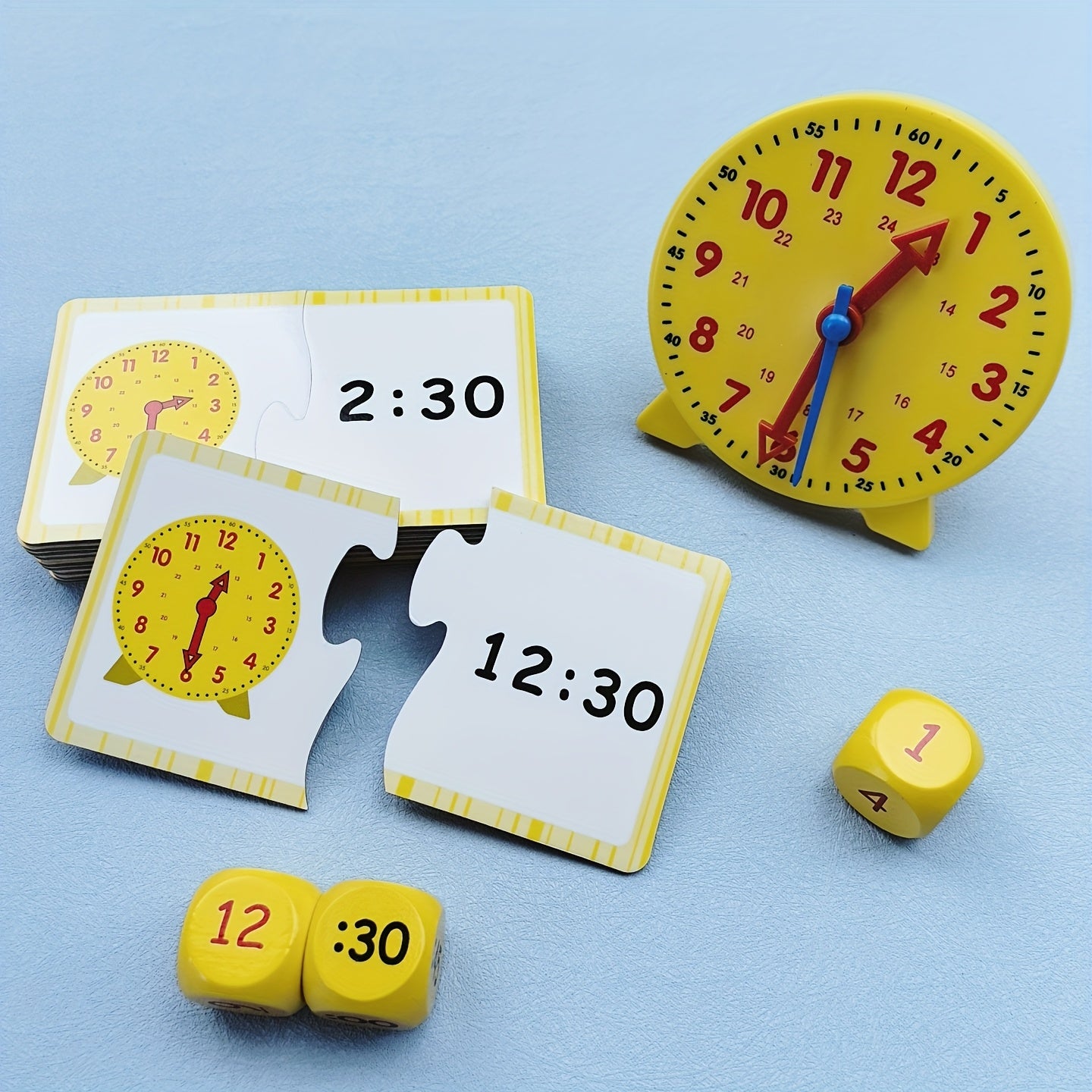 Clock Model Set for Teaching Time Recognition
