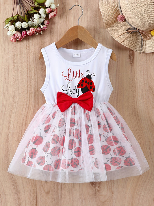 Baby Girls Casual Cartoon Mesh Skirt for Summer