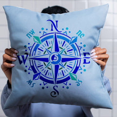 Compass Stencil 29 Large Compass Rose Stencil Template with Paint Brush