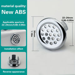 Ceramic Basin Overflow Hole Cover - Decorative and Functional Sink Accessory