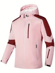 Men's Lightweight Windbreaker Jacket Zip Up Pockets