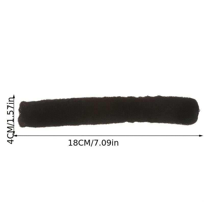 DIY Hair Curler Donut Hair Styling Tools Hair Bun Long Buckle Nylon Hair Tie