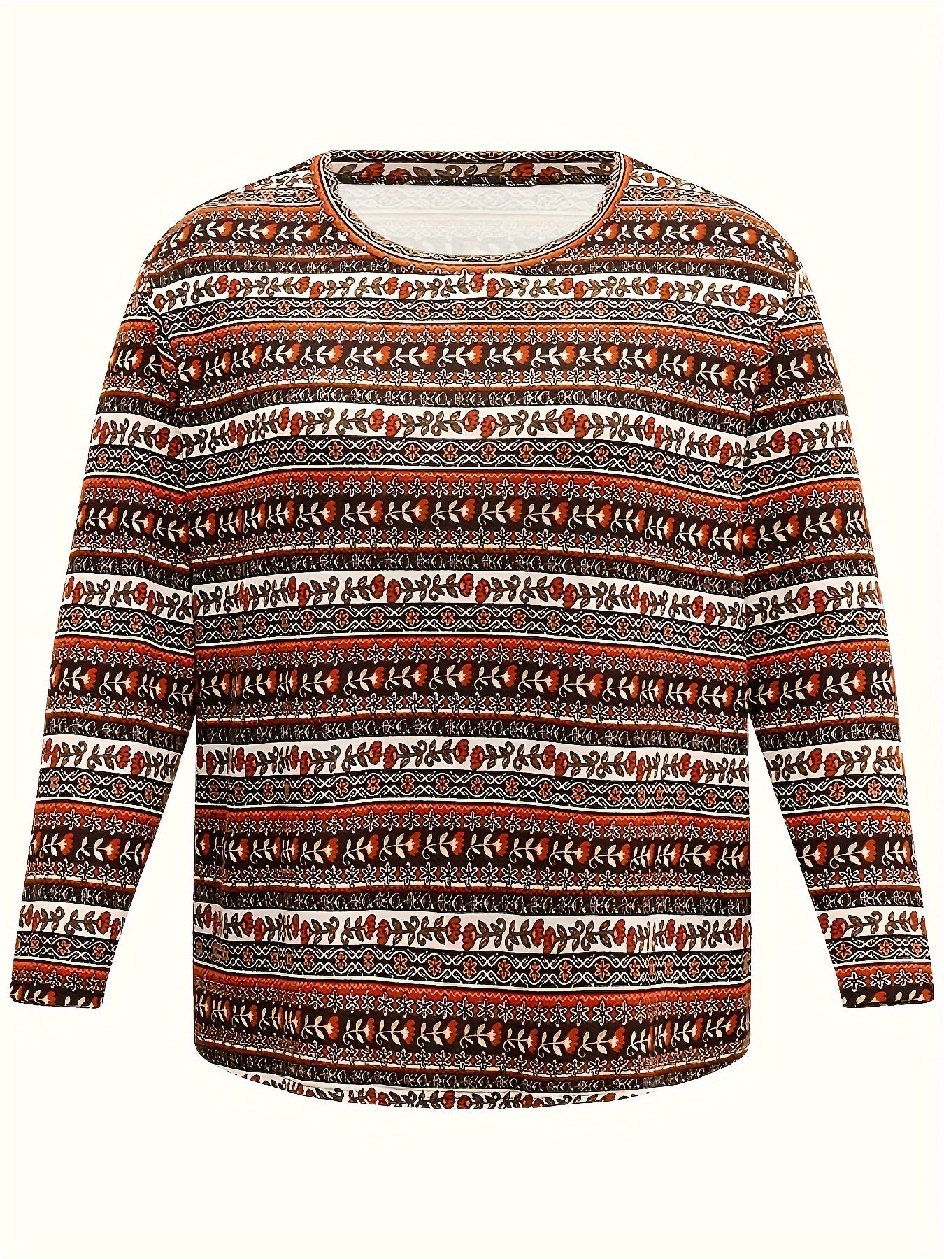  Boho Floral Stripe Lounge Set