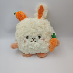 Adorable Bunny Plush Toy with Carrot Soft & Orange Stuffed Animal