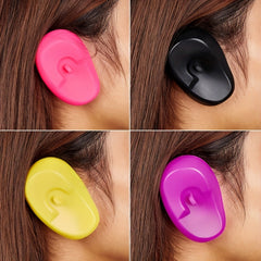 Hair Dye Ear Cover Silicone Earmuff Hair Dye Ear Wrap Ear Cuff