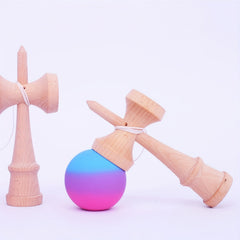 Ombre Wooden Kendama Tri for Balance Reflexes Creativity