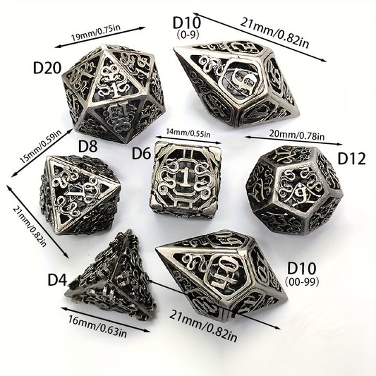 7pcs Hollow Snake Dice for Board Game
