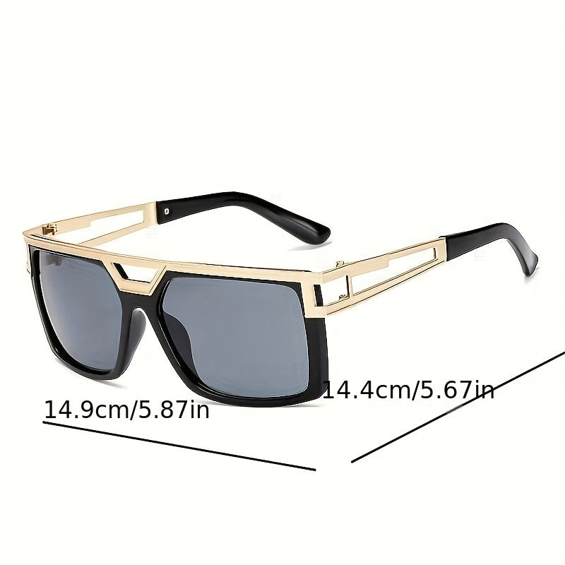 Men's Square Frame Sunglasses UV Protection