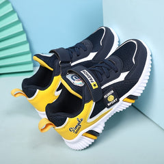 Kid's Hook and Loop Fastener Running Shoes