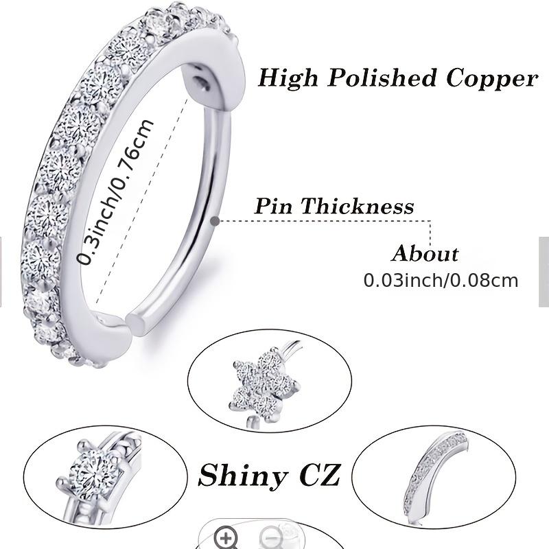 Hypoallergenic Nose Ring for Women - Cartilage Piercing Jewelry