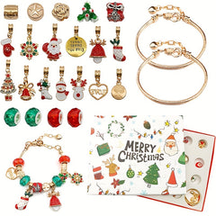 24Pcs Christmas DIY Bracelet Beads Advent Calendar
