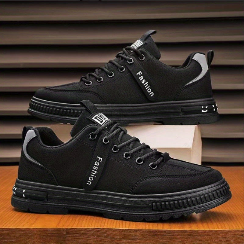 Men's Lace up Sneakers Casual Walking Shoes Comfortable And Breathable