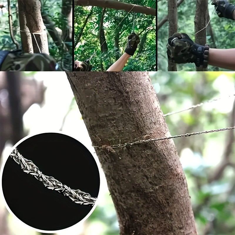 2pcs Survival Wire Saw Portable Small Saw Outdoor Camping Emergency