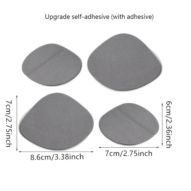 Men's Novel PU Leather Shoe Heel Sneaker Patch