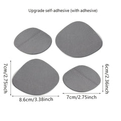 Men's Novel PU Leather Shoe Heel Sneaker Patch