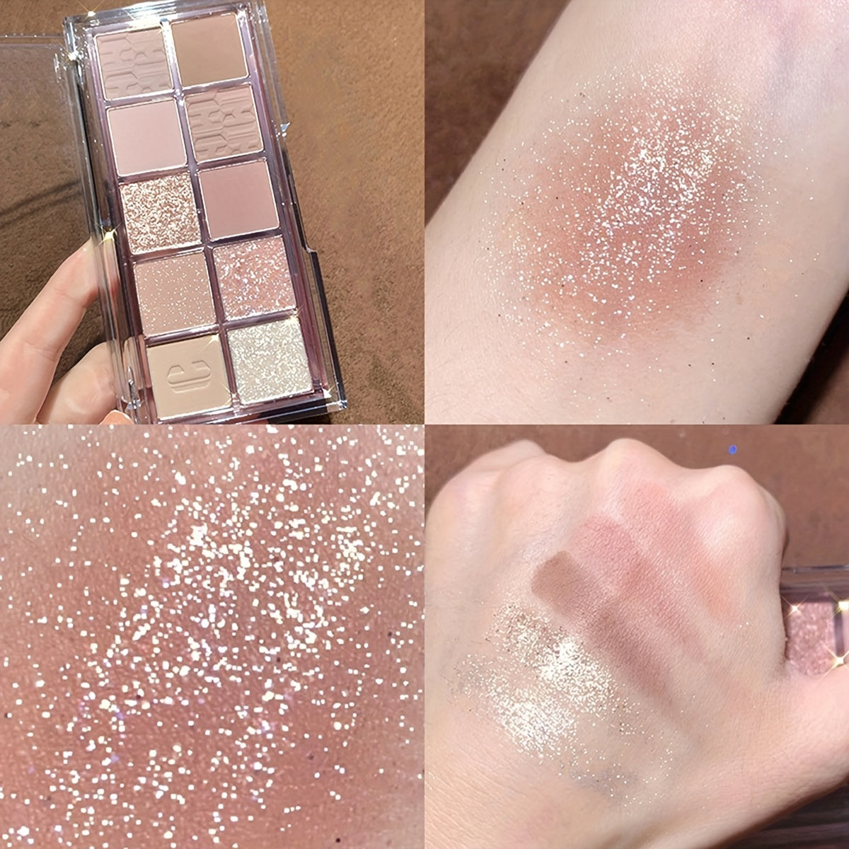 Matte Pearly Milk Tea Brown Nude Eyeshadow Palette for Daily Makeup