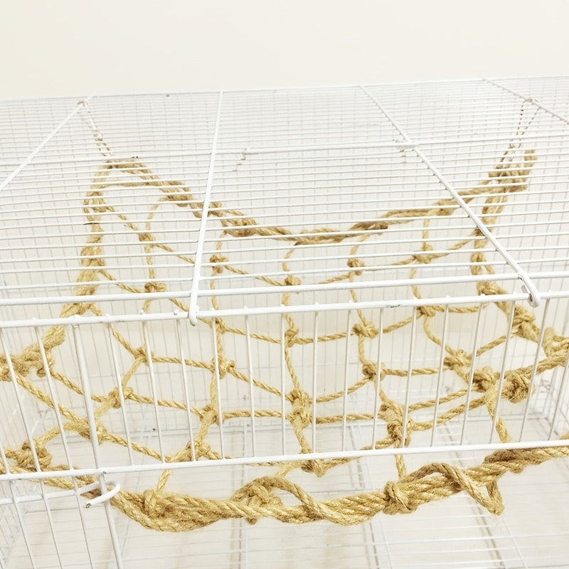 Parrot Climbing Nets Thick Hemp Rope Reinforced Hammocks