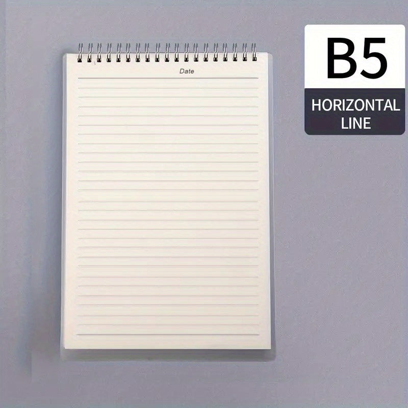 80 Pages Coil Notebook A5 B5 Grid Lined Journal Memo
