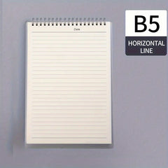 80 Pages Coil Notebook A5 B5 Grid Lined Journal Memo