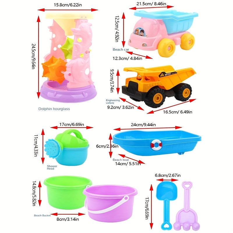 Kids Beach Toy Set Sand Play Water Tools