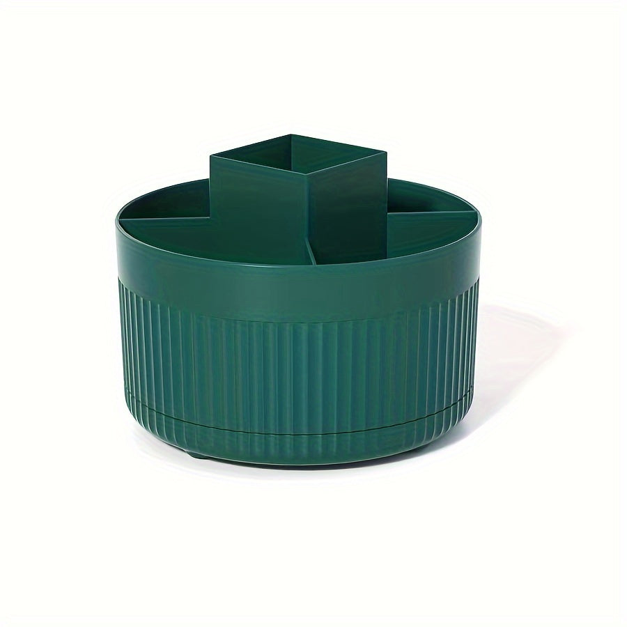 360 Degree Desktop Storage Box Pen Holder Large Capacity Cosmetic Organizer