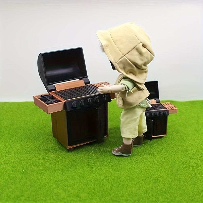 1:20 Scale BBQ Grill Figurine - Copper Finish