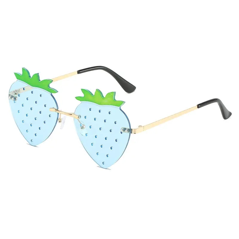Colorful Strawberry Sunglasses Party Eyewear Accessories For Women